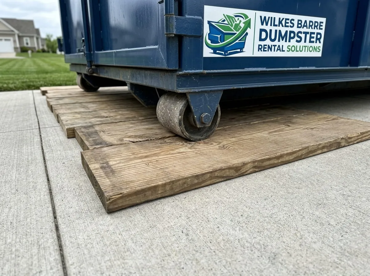 How to Protect Your Driveway During a Dumpster Rental